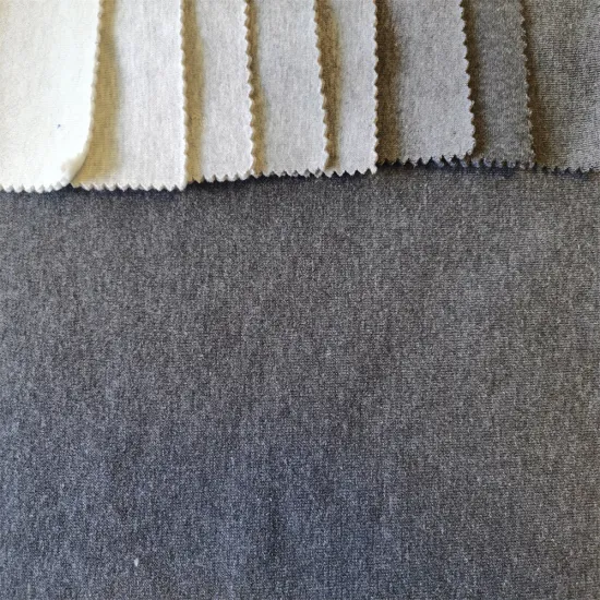 100% Poly One Side Brushed Dark Melanch Fleece