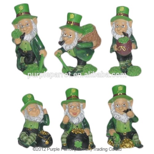 Polyresin Leprechaun Small Figures