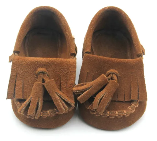 Cute Baby Loafers Shoes Soft Sole Suede Leather Children Casual Shoes