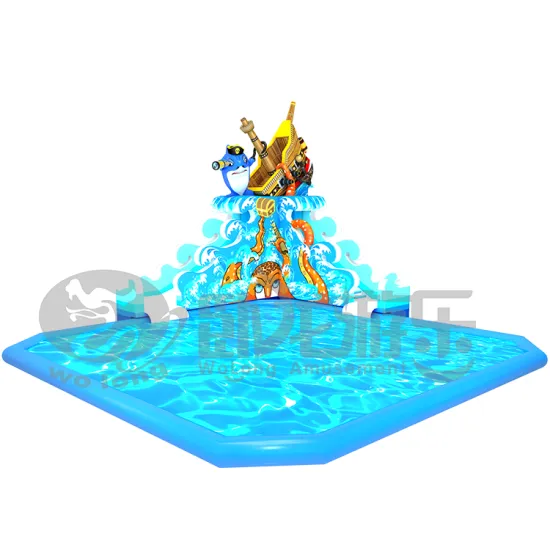 18ft 20ft 22ft blow up water slide inflatable tropical marble kids water slide inflatable