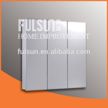 Classic Modern Tri-View Steel Mirror Cabinet