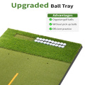 Bandeja para pelotas de golf de doble césped con 9 golpes