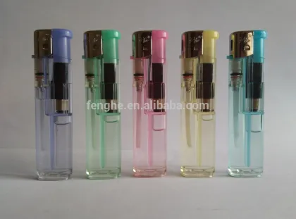 Chinese cigarette lighter transparent electronic lighter FH-606 smoking accessories