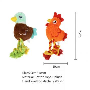 Twine Sparrow Rooster Plush Twove Pet Toy