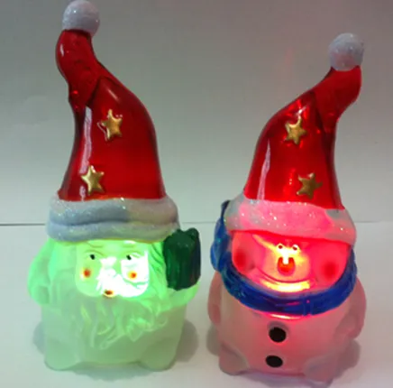 Color Led Christmas Night Lights for Santa and Snowman Lights
