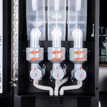 Automatic Coffee Vending Machine for Hot and Iced Coffee Advertising