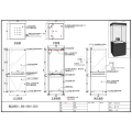 Museum Display Showcase Small Glass Corner Curio Schrank