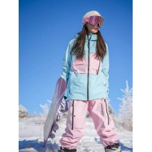 Jaqueta de snowboard de roupas de trabalho, homens e mulheres impermeáveis