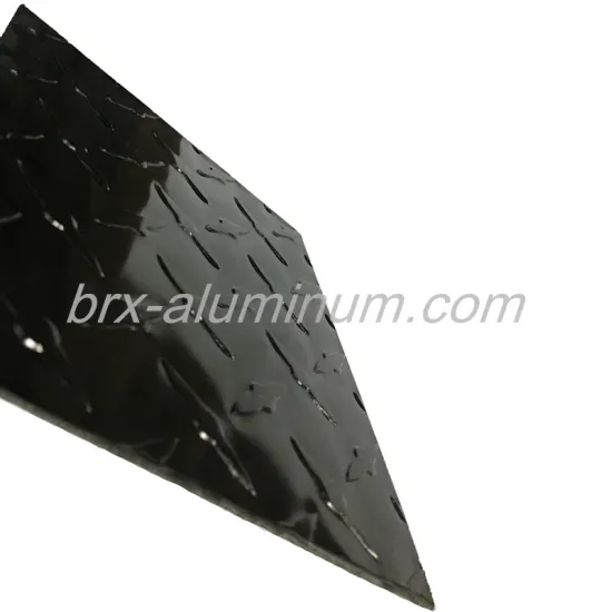 Black Anodized Figured Aluminum Sheet