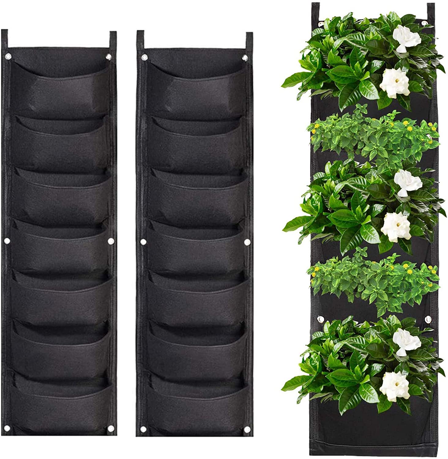 7/18/36/64 Pockets Wall Hanging Planter