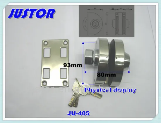 Glass door lock with stainless steel 201 material