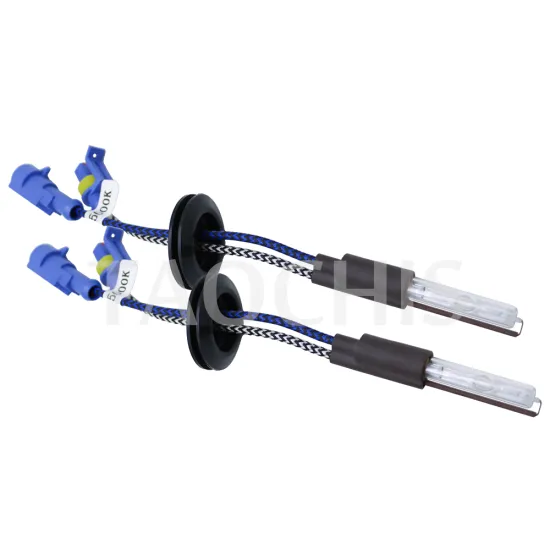TAOCHIS AC 12V 35W/55W S21 21mm 5000K HID Xenon Light Bulbs for Koito Q5 Bi-Xenon Projector Lens Headlight