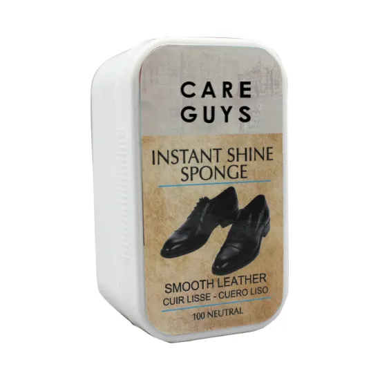 shoe shine sponge leather shoe care company