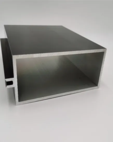 Anodized curtain wall profile