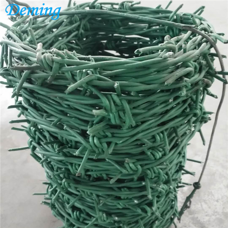 Cheap PVC Coated Barbed Wire Price Per Roll