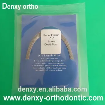 Stainless steel arch wire ss arcos niti arch wire orthodontic archwire
