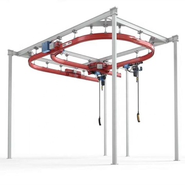 1000kg Freestanding Crane System: Light Steel Single Rail Track Monorail Suspension Overhead Bridge Cranes