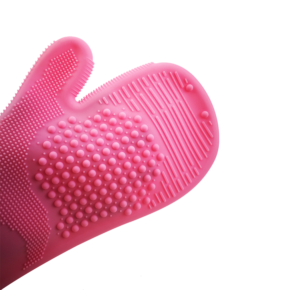 Silicone Brush Cleaning Glove