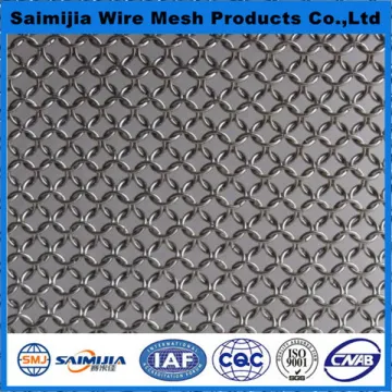 Super quality antique metal ring mesh room dividers partitions