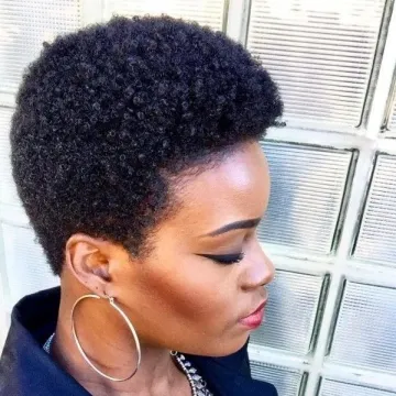 Hair Brazilian Short Machine Made Wig Afro Kinky Curly Wig Natural Color Remy Human Hair Wigs For Black Women