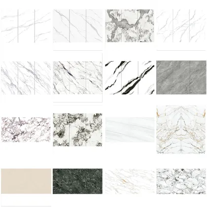 Bulgari Purple Full-Body Marble Effect Porcelain Tiles