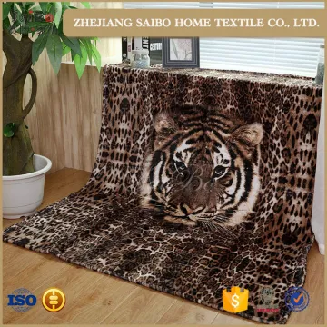 SGS audited factory Sublimation digital printed polyester flannel blanket
