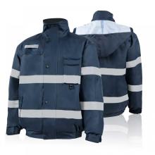 Ansi Hi Vis Constructing Work Jacket в темноте