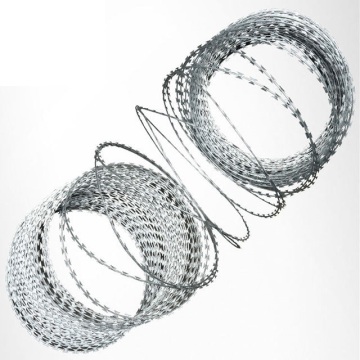 BTO-22 450mm Galvanized Concertina Razor Barbed Wire