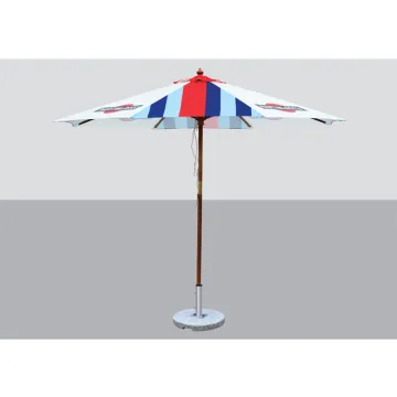 Custom Logo Bali Garden Pool Beach Parasol: Outdoor Advertising Umbrella