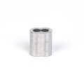 Aluminum alloy protective sleeve for wire rope connection