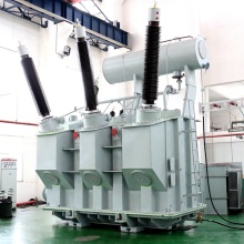 60MVA 242/10.5KV 3 phase oil immersed power transformer