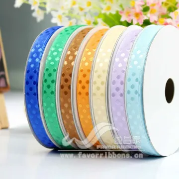 Wholesale polyester satin jacquard ribbon trims