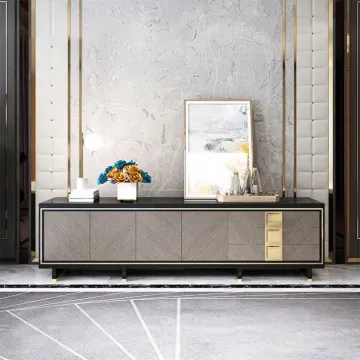 Modern Tea Table TV Cabinet Set: Hot Selling Living Room Furniture