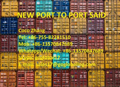 Foshan New Port Sea Freight vers l&#39;Egypte Port Saïd