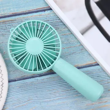Battery Operated Electric Fan with Make Up Mirror