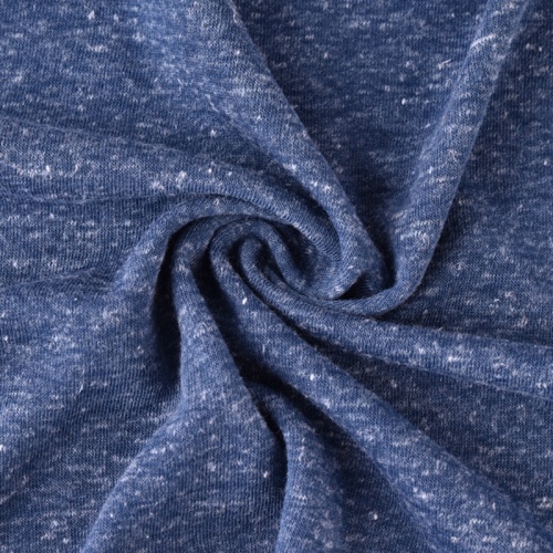 85% Polyester 15% Linen Plain Single Jersey Fabric