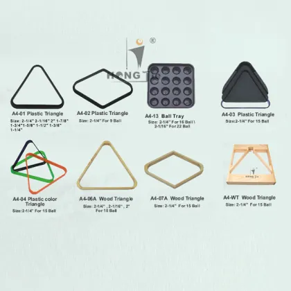 Factory Wholesale Plastic Wood Billiards Triangle Diamond