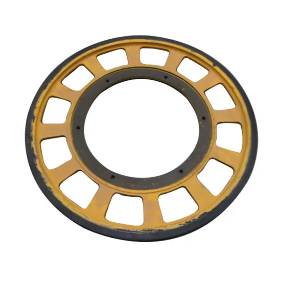 587x30mm Escalator Drive Friction Wheel with 10/12 Holes in Rubber