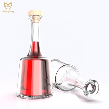 Long Neck Lead-Free Glass Whiskey, Gin, Vodka Bottles - Small Quantity Custom
