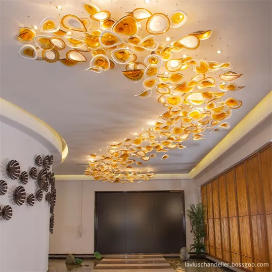 Custom handmade hallway entryway hotel lobby chandelier