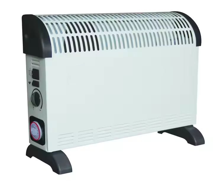 Calentador de convector pequeño y eficiente con turbo y temporizador