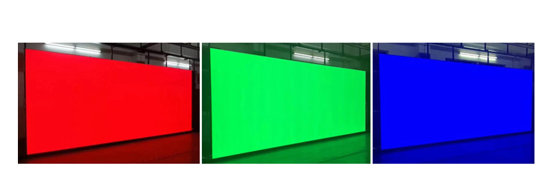 LED WALL RGBW Testing