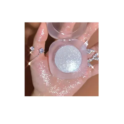 Makeup Diamond Highlight Cream, Shimmering Powder: Achieve Glowing Skin with Shiny Highlight Effects