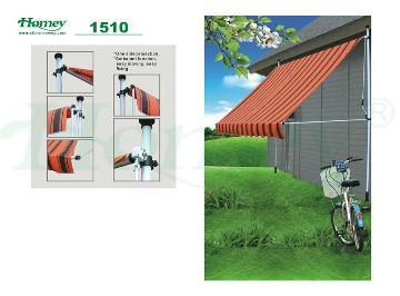 Balcony shade awning