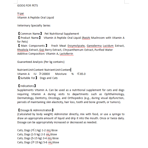 Suplemento para el crecimiento de los dientes dentales de mascotas