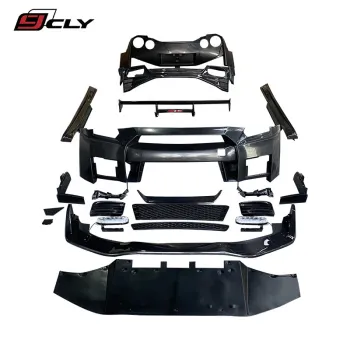 CLY Auto Car Bumpers for Nissan GTR Facelift NISMO - PP+ Carbon Front, Side Skirt, Rear Bumper, Front Lip Diffuser