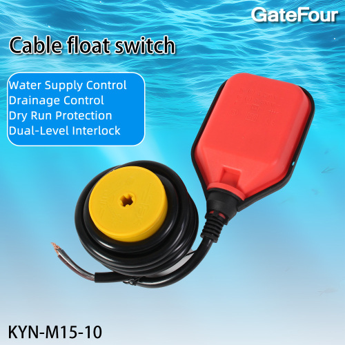 Roter 10-m-Schwimmerniveauschalter KYN-m15-10