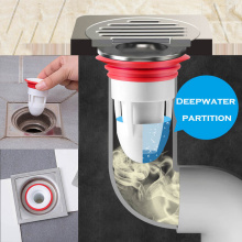 New Sewer Seal Ring Deodorant Drain Core Backflow Preventer Leak Anti-odor Pest Filter Colander Fast Drainage Floor Accessories