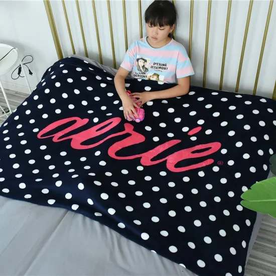 Wholesale Super soft warm raschel thick blanket throw flannel Fleece winter blanket