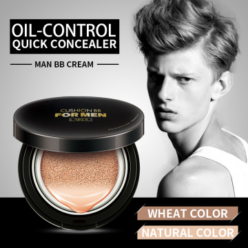 30G Men Air Cushion BB Sunscreen Cream Concealer Moisturizing Foundation Whitening Makeup Bare Face Long Lasting Oil Control